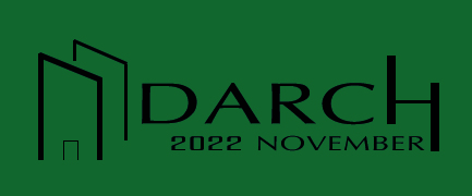 DARCH 2022 NOVEMBER - 3rd International Conference on Architecture and Design